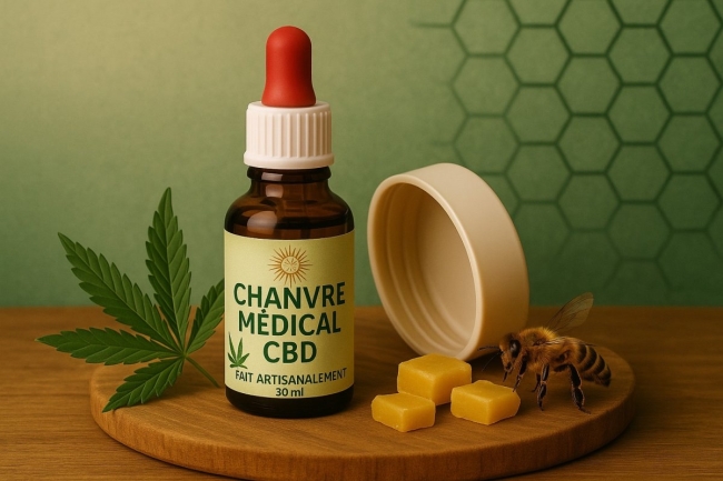Gouttes de chanvre à l'huile  (CBD)